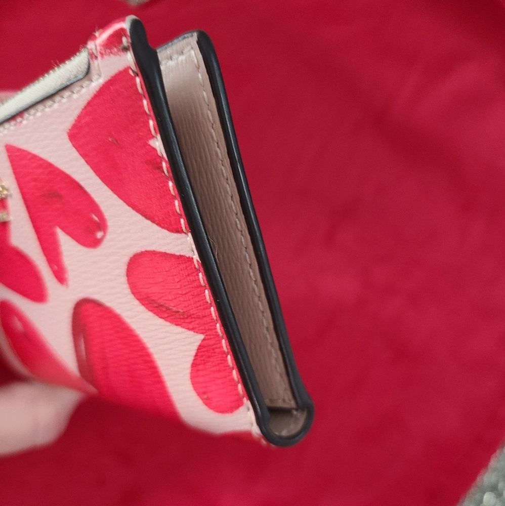 Kate Spade ❤ Heart Wallet Red & Pink - Picture 12 of 15